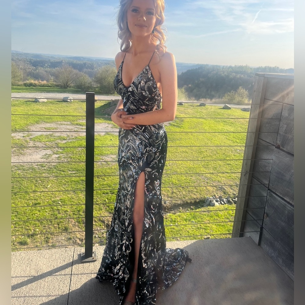 Jasz Couture 7358 Black Prom Dress